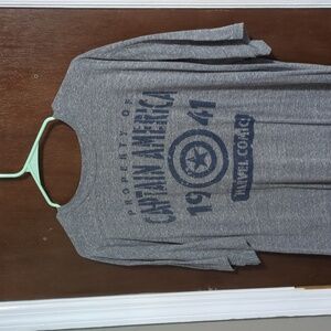 Marvel captain America grey short sleeve tshirt Men's Size 2XL